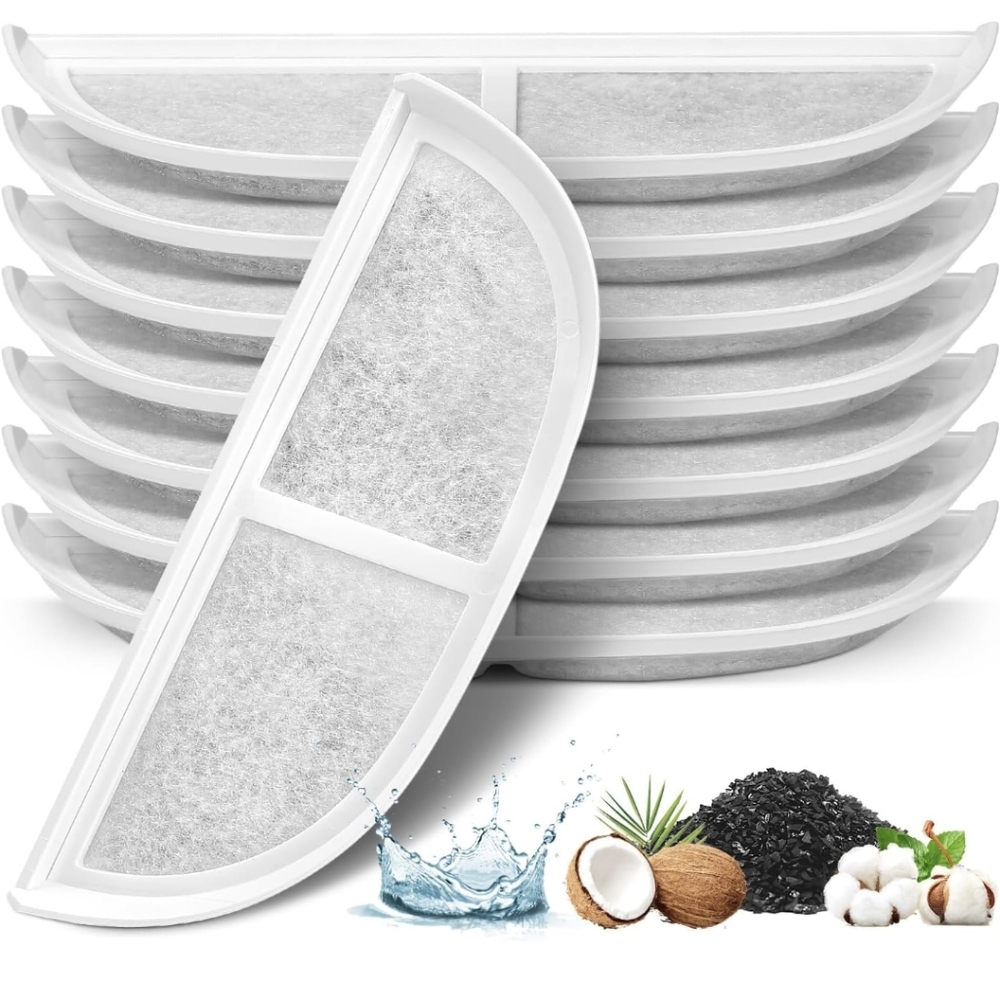 Cat Water Fountain Filter,8 Pack Pet Fountain Filter Replacement Filters
